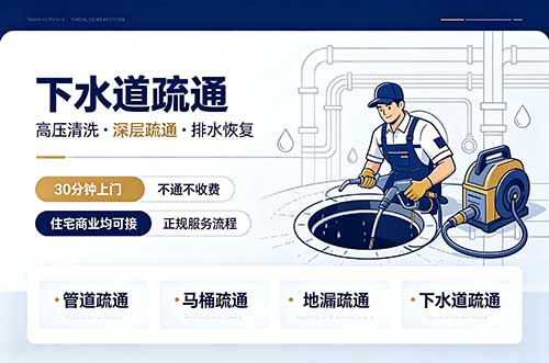 崇州下水道疏通